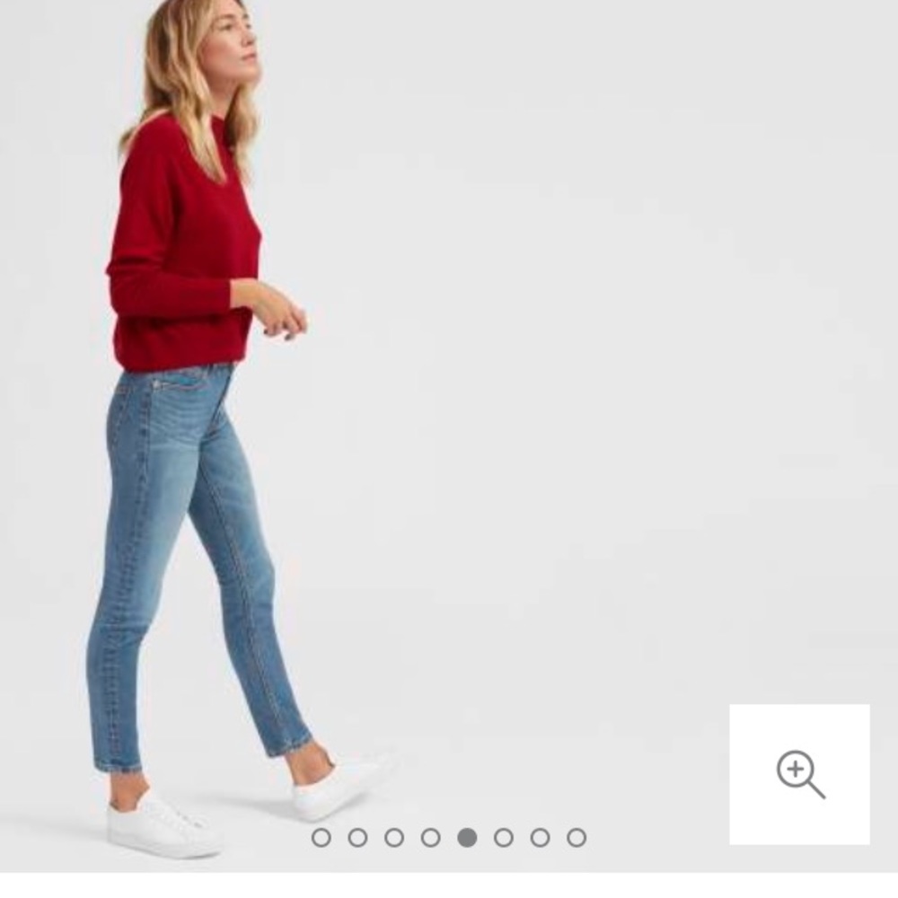 Everlane Mid-rise Skinny Jean 28R in Mid-Blue